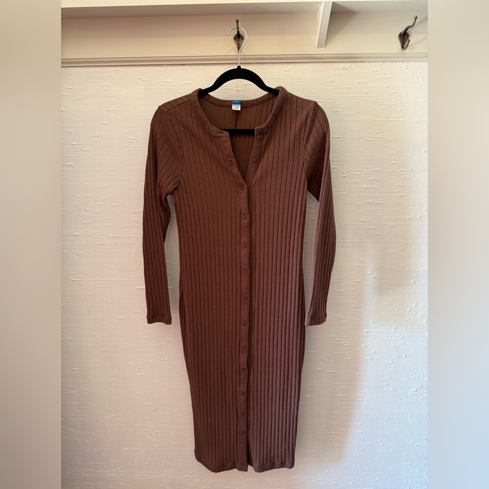 Brown Old Navy Sweater Dress